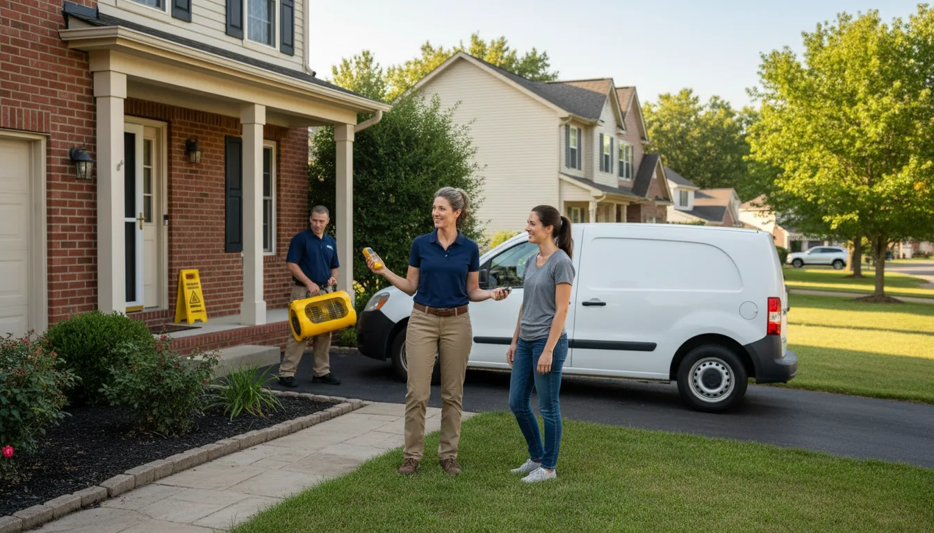 Water restoration image for Dehumidification And Cleanup Services in Princeton, KS